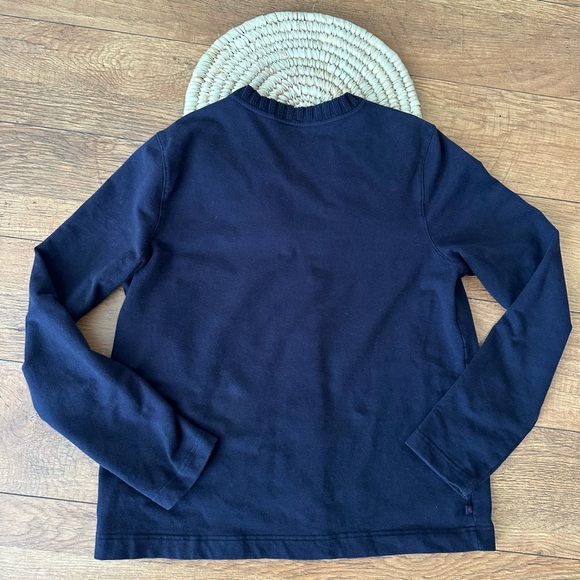 Ralph Lauren Navy Blue Cardigan V-Neck Knit Sweater - Picture 2 of 11